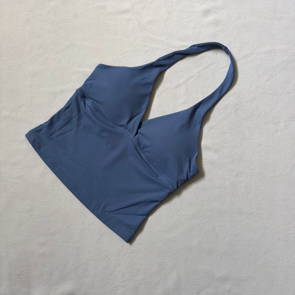 Logo V-neck Hanging Neck Vest  - Home Gym Yoga recension och pris