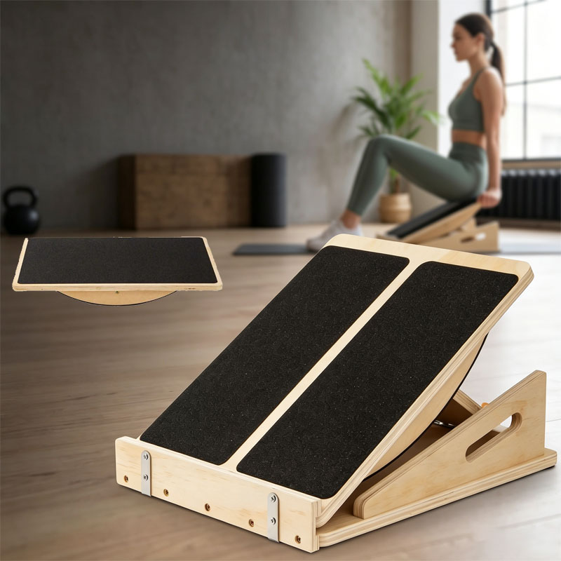 2‑in‑1 Wooden Balance Board &  - Home Gym Routine recension och pris