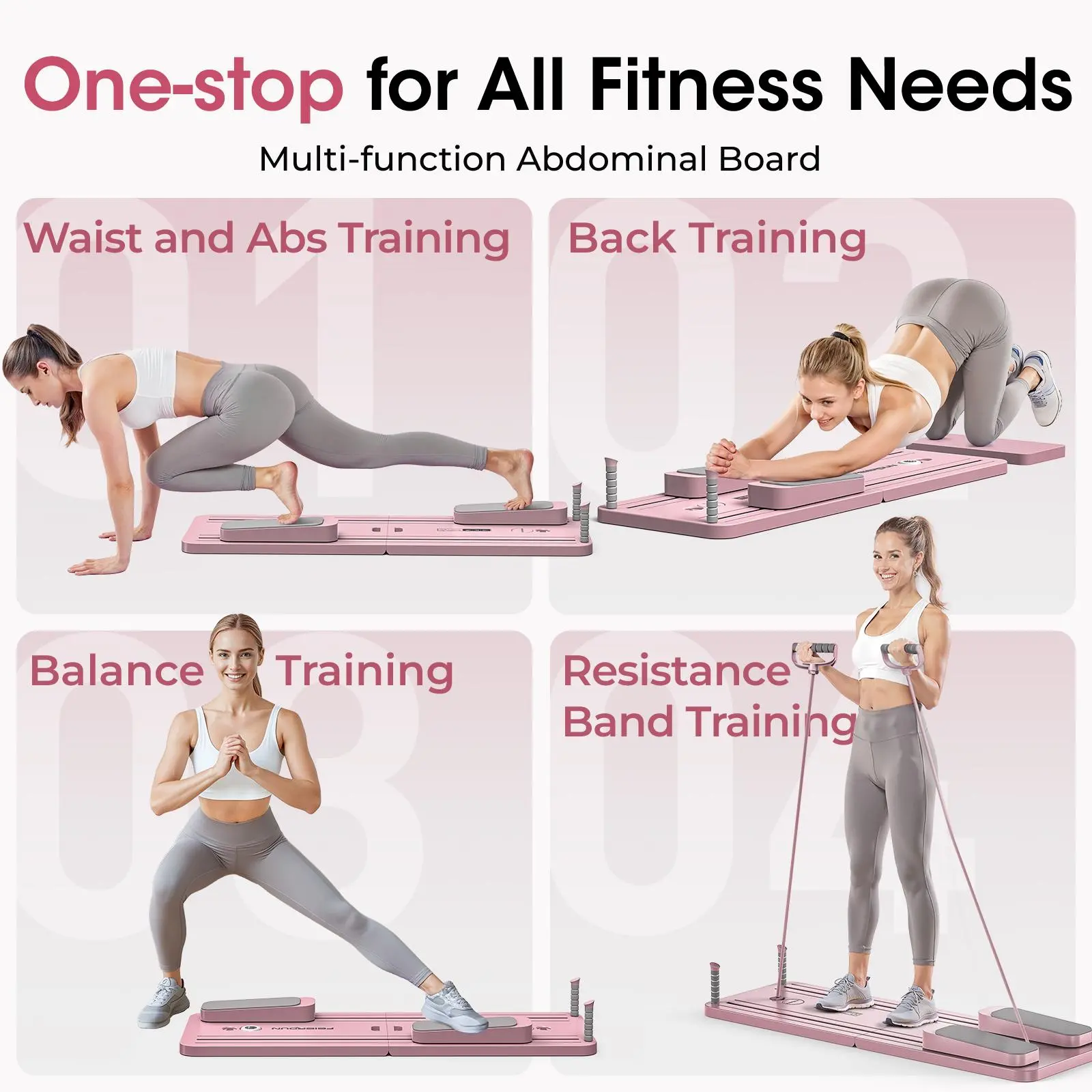 Foldable Pilates Board Multifu - Home Gym Yoga recension och pris