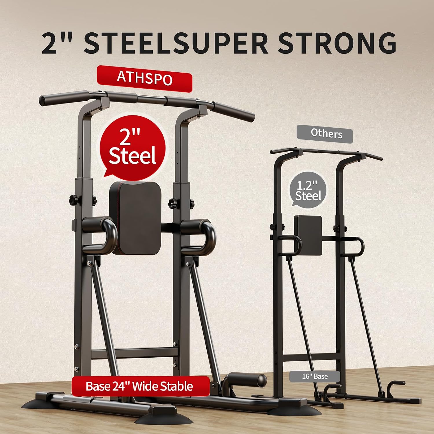 Power Tower Pull-Up Bar Statio - Leg Home Gym Workout recension och pris