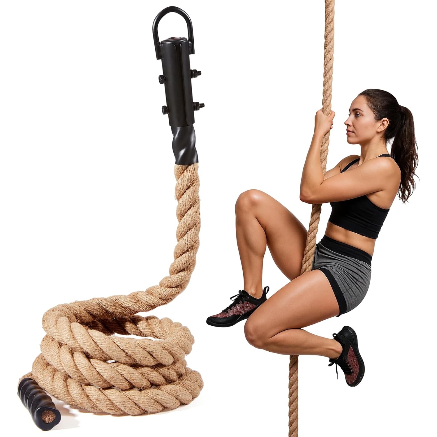 Heavy-Duty Battle Rope 3.7cm x - Home Gym Routine recension och pris