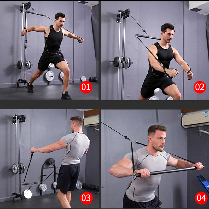 Biceps Triceps Training Rope L - Lat Pulldown Cable recension och pris