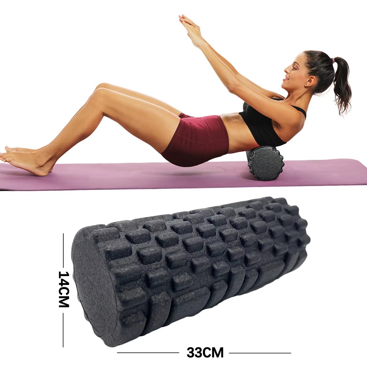 30/33cm Fitness Foam Roller Yo - Home Gym Routine recension och pris