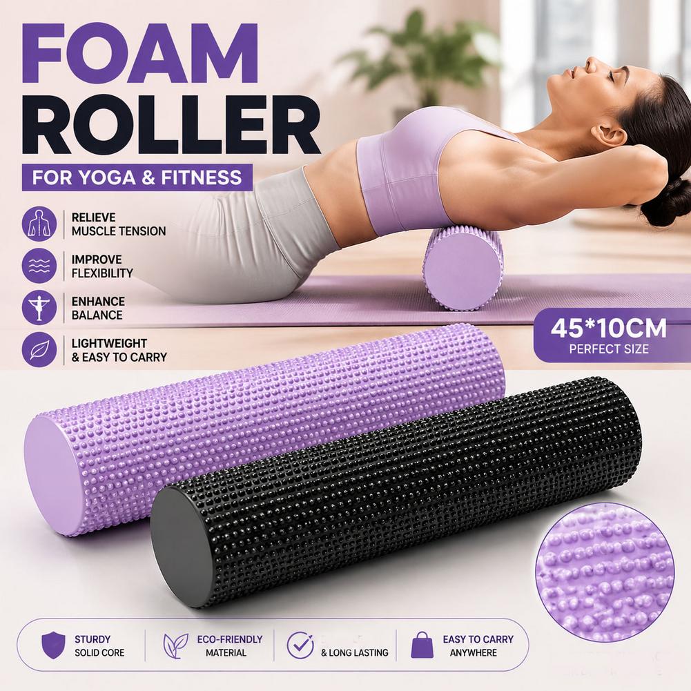 EVA High Density Yoga Foam Rol - Home Gym Yoga recension och pris