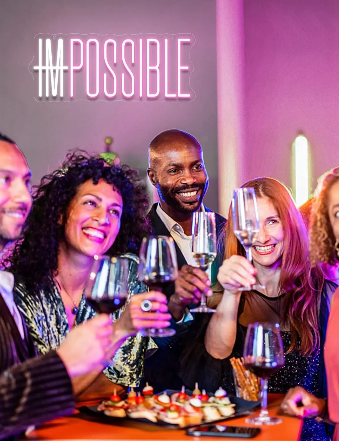 I'm Possible Neon Sign Party D - Home Gym Neon Sign recension och pris