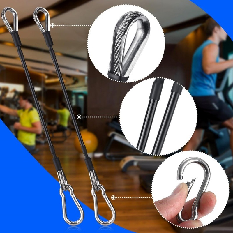 1/2Pcs 25cm Gym Cable Extensio - Lat Pulldown Cable recension och pris